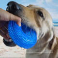 Haustierspielzeug-Biss-resistent klingender Spielzeugball mit Dorn TPR saubere Zähne Molar Hundespielzeug